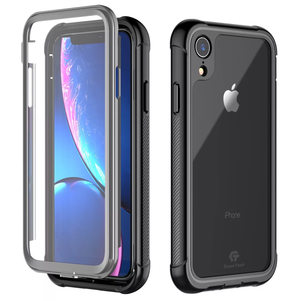 For Apple iPhone XR XS Max Case Shockproof Life Waterproof with Screen  Protector