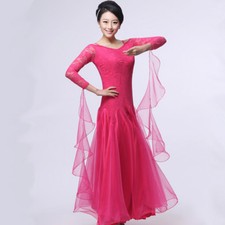 Latin Ballroom Competitio  n Dance Dress Modern Waltz Tango Standard Dress N006
