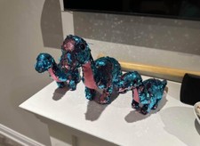 TY Flippables Sequin Plush - TREMOR the Dinosaur