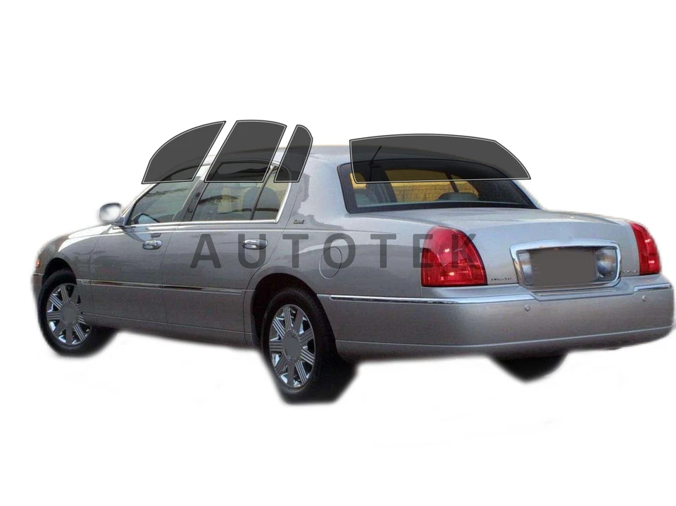 Película de ventana precortada en todos los lados cualquier tono para Lincoln Town Car 2003-2011 Foto 2 de 4