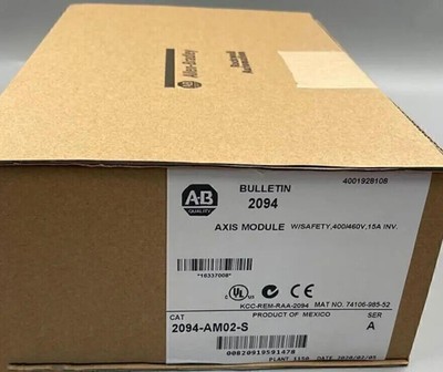 New Factory Sealed Allen Bradley 2094-AM02-S Kinetix Axis Module Free Shipping