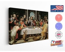 Impresión en lienzo de La última cena de Joan de Joanes, reproducción de pintura arte de pared