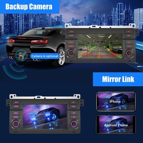 64G Android 13 Apple CarPlay Car Stereo Radio GPS Head Unit For BMW 3 Series E46 - Picture 11 of 14