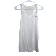 Under Armour Tank Top Women's Small Round Neck Sleeveless Active Shirt Logo