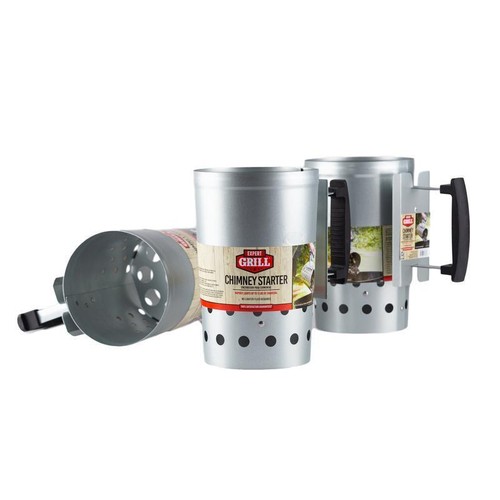 Charcoal Chimney Starter with Safety Handle for Grilling BBQ Barbecue Tools - Picture 9 of 9