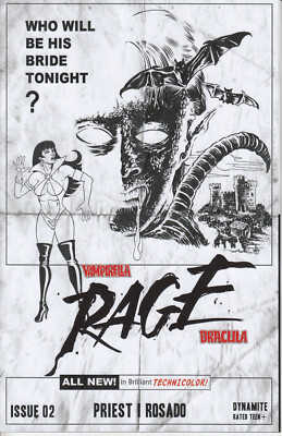 Vampirella Dracula Rage Nr 2 Neuware 2023 new 1:10 Variant Cover G