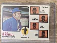 1973 O-Pee-Chee - Yogi Berra, Roy McMillan, Eddie Yost #257