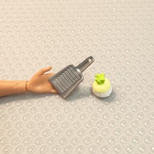 Re-ment Miniature GRATER w RADISH Mini Figure Dollhouse Barbie Kitchen Tool Food
