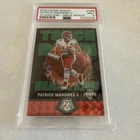 2020 Panini Mosaic #TM8 PATRICK MAHOMES II Touchdown Masters Green - PSA 9 MINT