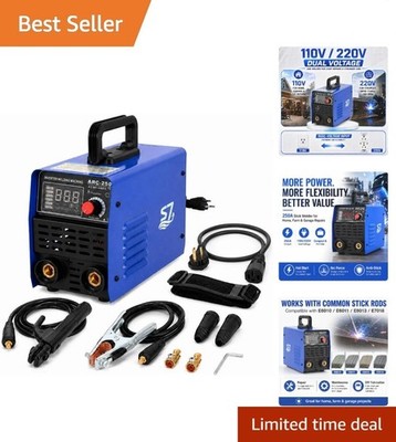 250A Stick Welder, 110V/220V Dual Voltage ARC Welding Machine, IGBT Inverter ...