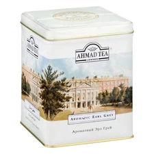 Ahmad Aromatic Earl Grey Loose Leaf Black Tea in Tin 17.6oz/500g