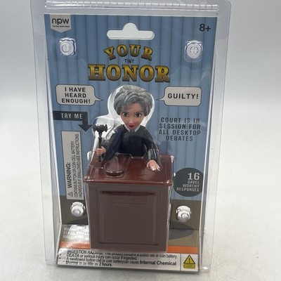 Your Tiny Honor Talking Court Judge 16 Gavel Responses Desktop Sound Machine