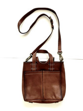 Borsa a tracolla in pelle Frye. Marrone cognac.