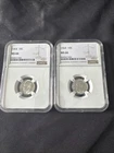 Lot of 2: NGC MS66 1964 ROOSEVELT DIMES! CONSECUTIVE SERIALS! 90% SILVER!