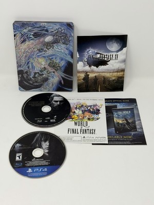 Final Fantasy XV Deluxe Edition (PlayStation PS4) Steelbook - Tested - Mint Disc