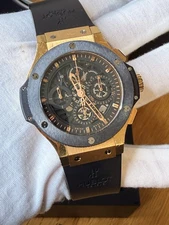 Hublot Big Bang Aero Bang 44mm 18k Rose Skeleton 310.PT.1180.RX Limited /500 Box