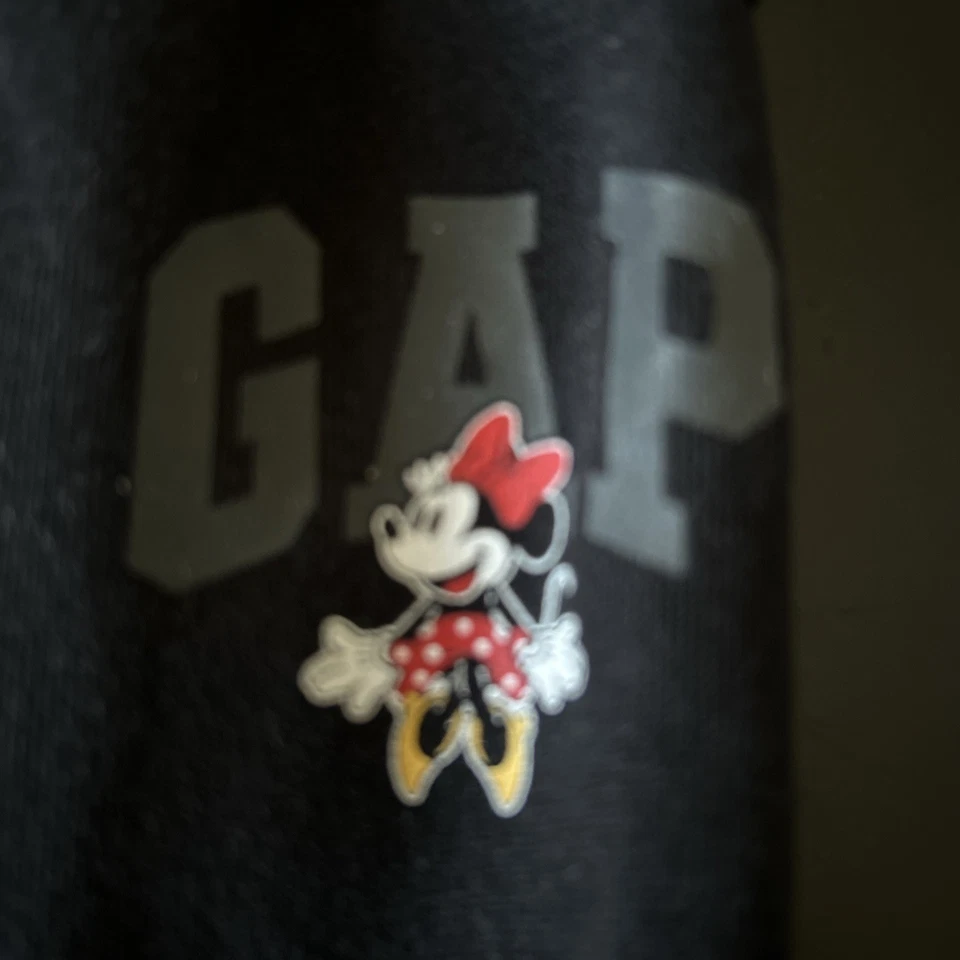 Pantalones deportivos negros Gap para niños y niñas talla 8 Disney Minnie Mouse Foto 4 de 4