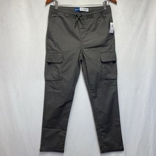 Old Navy Tech Taper Quick Dry Jogger Pants Boys XL 14-16 Charcoal Elastic Waist
