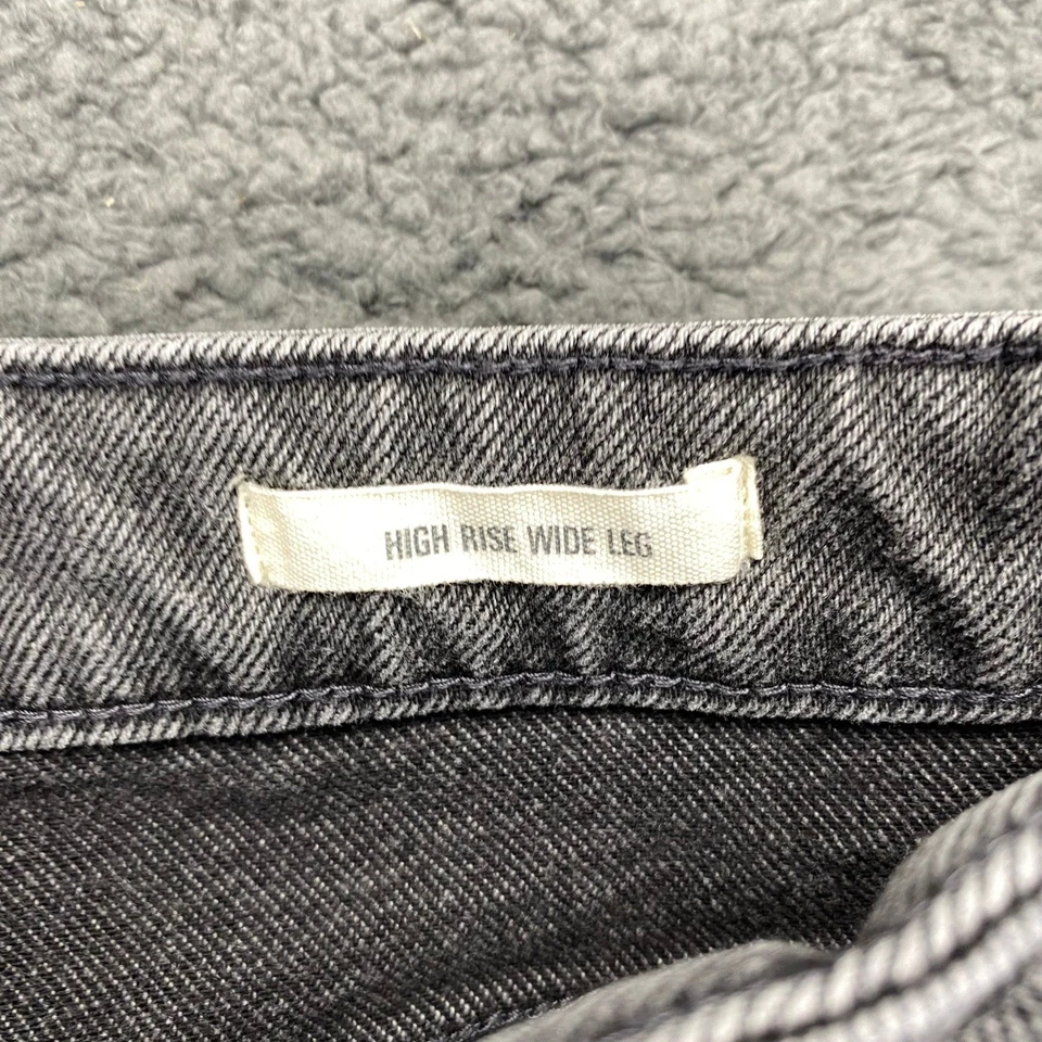 Francesca's Harper Heritage High Rise Wide Leg Jeans Gray Wash Size 26 - Image 3 of 4