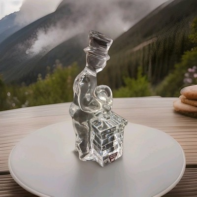 ORREFORS KRISTALLGLAS SCHWEDEN HANDWERKER SERIE ''DER SCHORNSTEINFEGER'' signiert