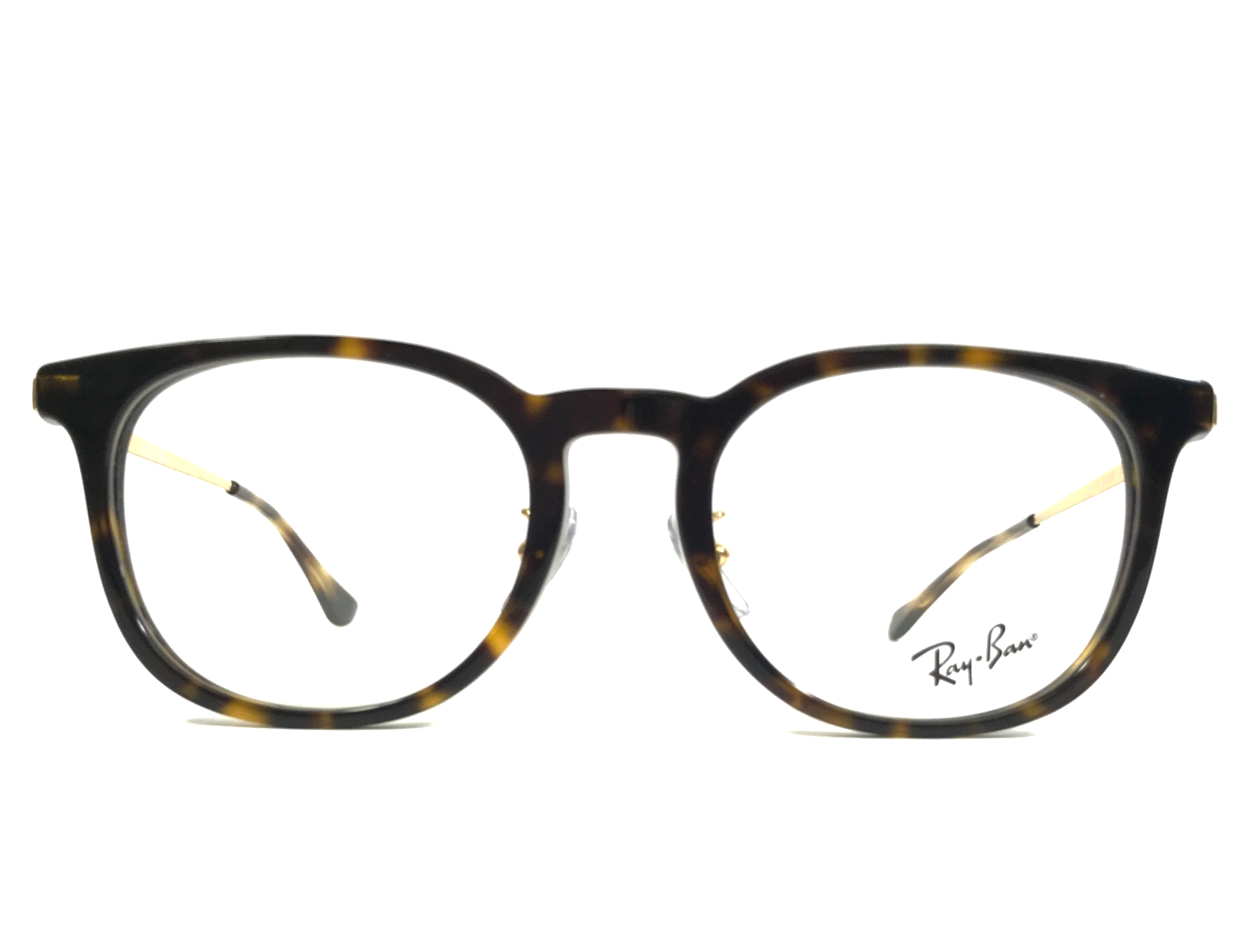 Ray - Ban Unisex Rx5453d 2012 Optical Frames Acetate Turtle Transparent Squared Normal - Image 2