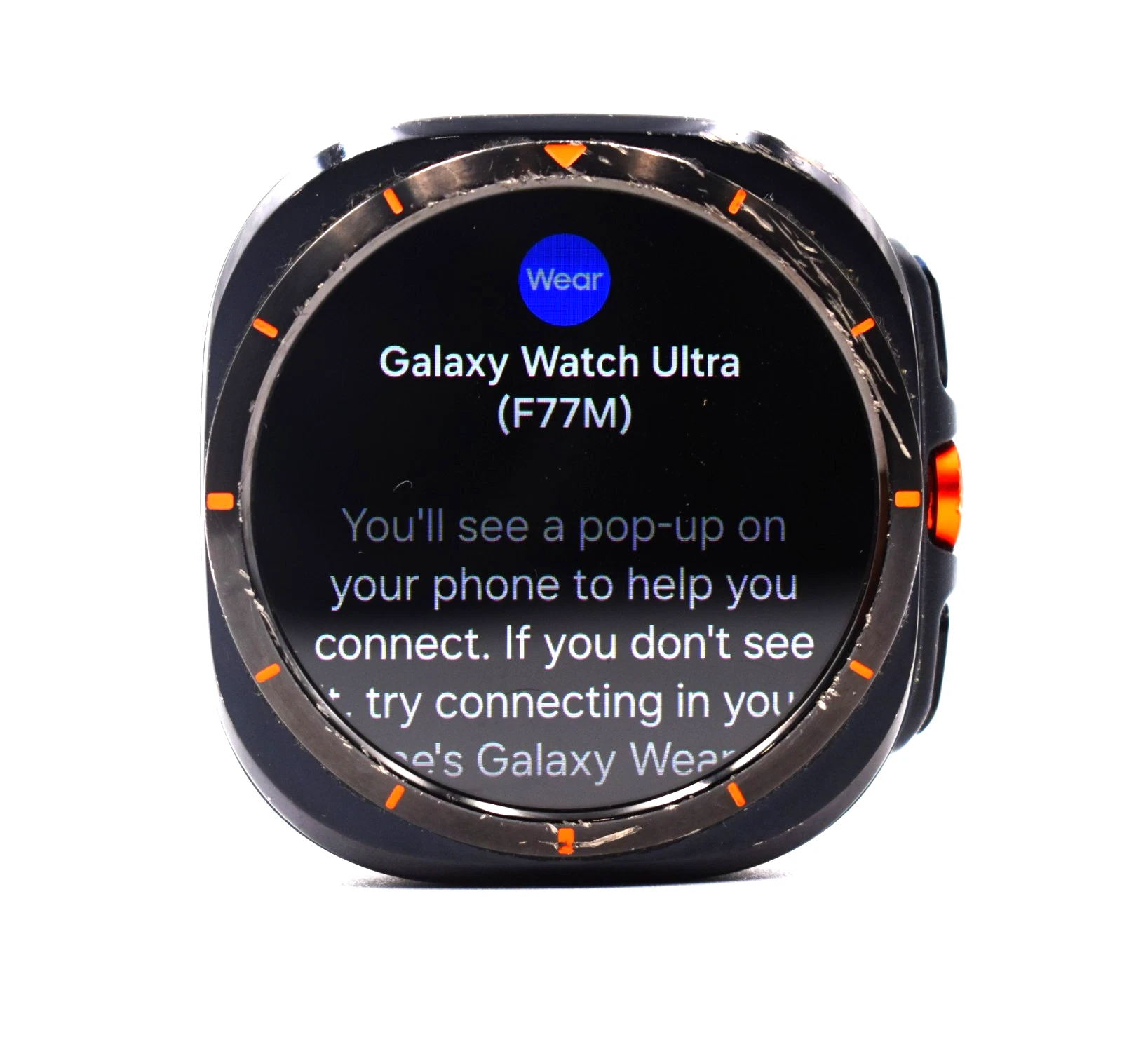 Samsung Galaxy Watch Ultra 47mm LTE 32GB Titanium Gray - (HEAVILY SCRATCHED)