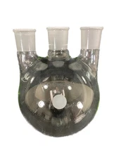 CHEMGLASS 5,000mL Heavy Wall Vertical 3-Neck 45/50 Round Bottom Flask CG-1522-60