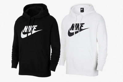 Nike Men's Hoodie Sportswear Club Fleece Active Graphic Pullover Sweatshirt 2XL