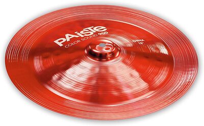 Paiste Color Sound 900 Red 18'' China Cymbal/Brand New/Model # CY0001922618