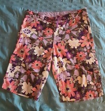 Girls Faded Glory Flower Shorts Size 12