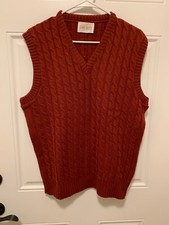 Vintage Lord Jeff Sweater Vest 100 Wintuk Made In The USA