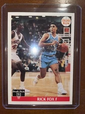 1991-92 Front Row Rick Fox Draft Pick North Carolina Tar Heels Lakers Celtics 40