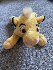 Disney Store Original Plush Lion King Young Simba Cub 14" Stuffed Animal Toy
