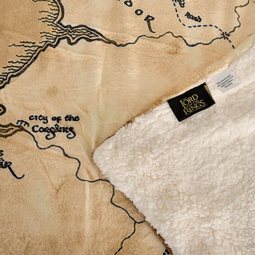 Kuscheldecke Herr der Ringe Decke Tagesdecke flauschig 150 x 200 cm XXL Braun - Bild 5 von 18