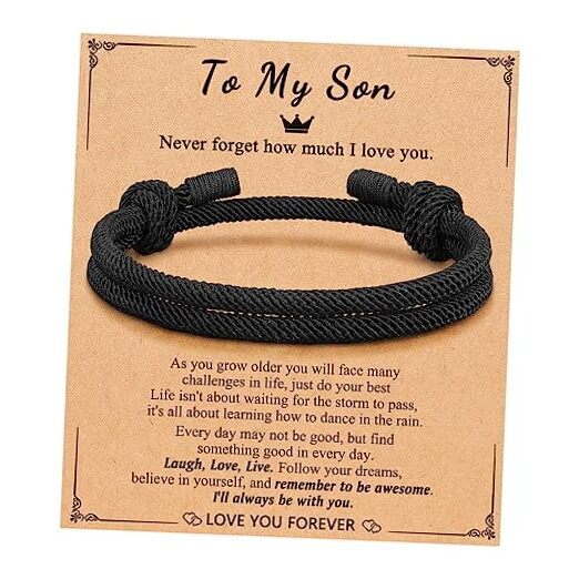 Boys Bracelet Birthday Valentine's Day Christmas Gifts for Teenage Teen Son