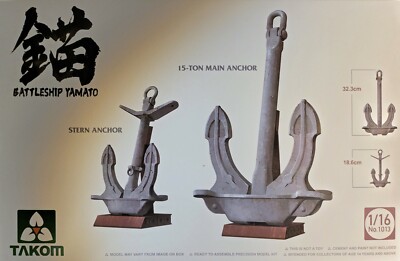 TAK1013 Takom Model BATTLESHIP YAMATO ANCHOR Bausatz 1:16