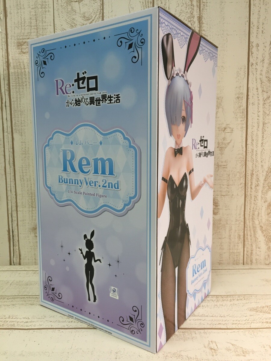 RARE Re:Zero Rem Bunny ver. 2nd 1/4 Scale PVC Figure 17.3in