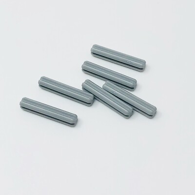 4519 LEGO Technic Parts Axle 3 LIGHT BLUISH GRAY (6)