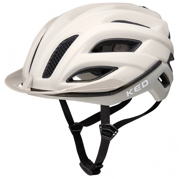 Rennradhelm Fahrradhelm KED Champion Visor Grau Weiß M 52 bis 57 cm - Bild 4 von 4