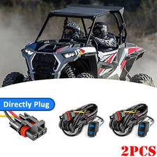 WEISEN 2PCS LED LIGHT BAR Switch Wire Kit For Polaris RZR PRO XP Pulse Busbar