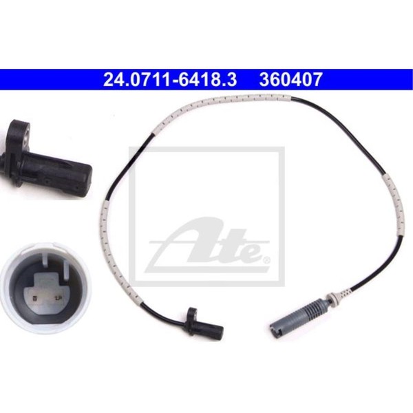 ATE DrehzahlfüHler Hinten Passend FüR BMW 3Er E90 1Er E87 E81 Brandneu-image
