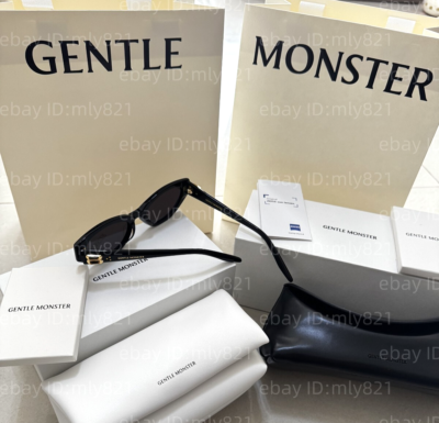 GentleMonster Duns 01 Sunglasses Black Frame Black Lenses | eBay