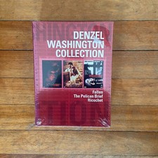 Denzel Washington Collection 3 Snapcase DVD Set 2004 Sealed Pelican Brief