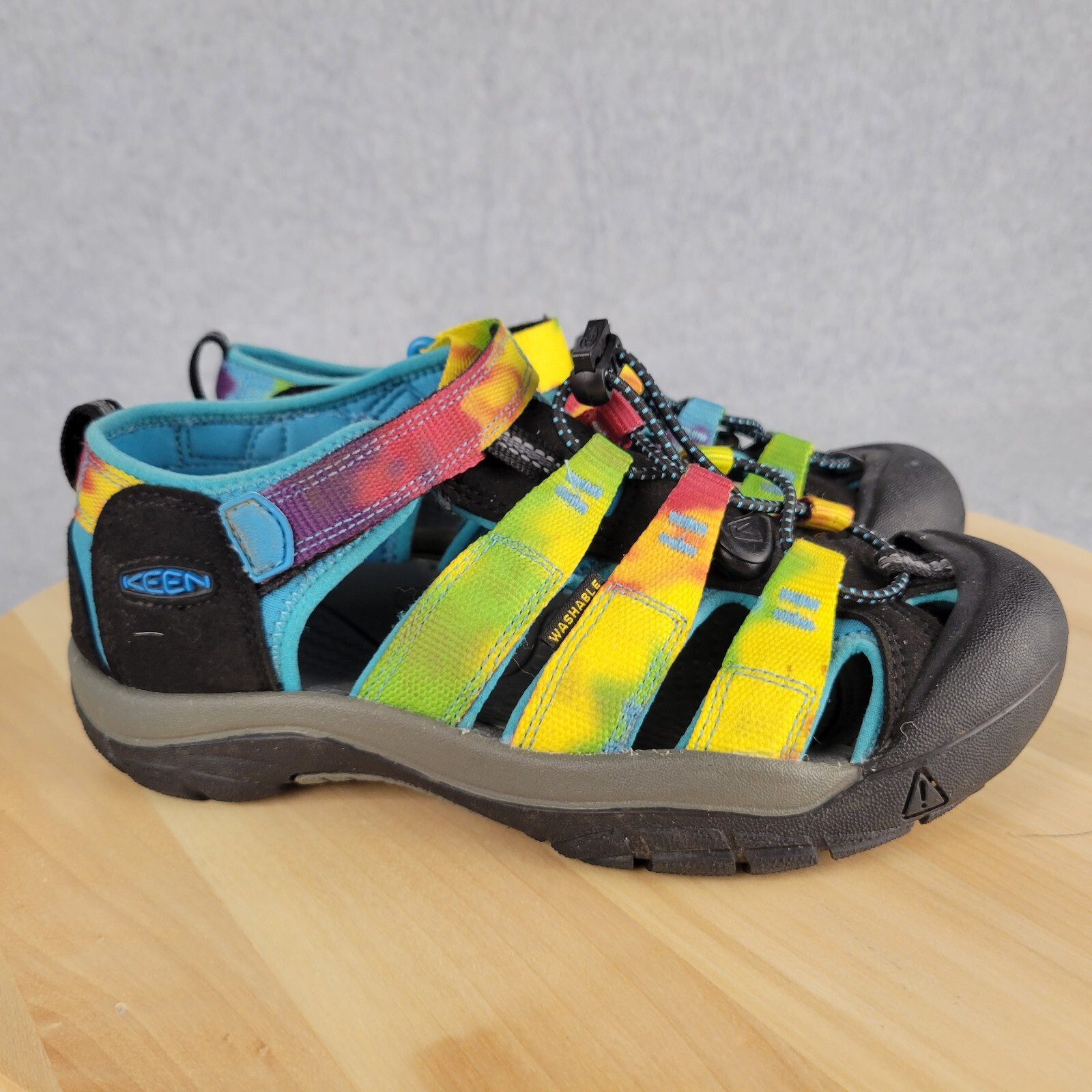 Sandali Keen Newport H2 Active ragazzo ragazza unisex sandali tie dye taglia 3 bambino