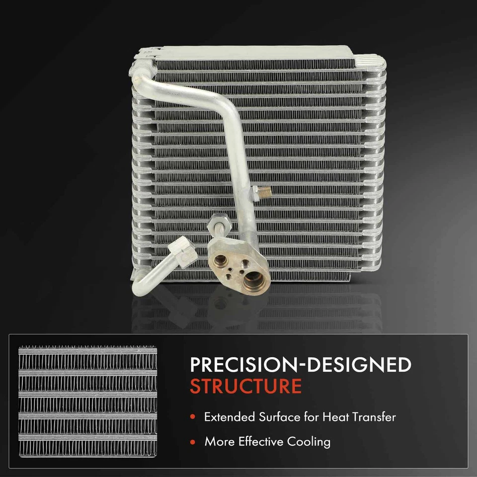 1x Núcleo evaporador de aire acondicionado de aluminio nuevo para Hyundai Elantra Scoupe 1993 1994 1995 Foto 4 de 4