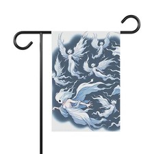Halloween Ghost Angels Garden House Banner