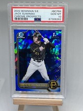 2022 Bowman Sapphire Edition 1st RC Jack Suwinski PSA 10 - Pirates