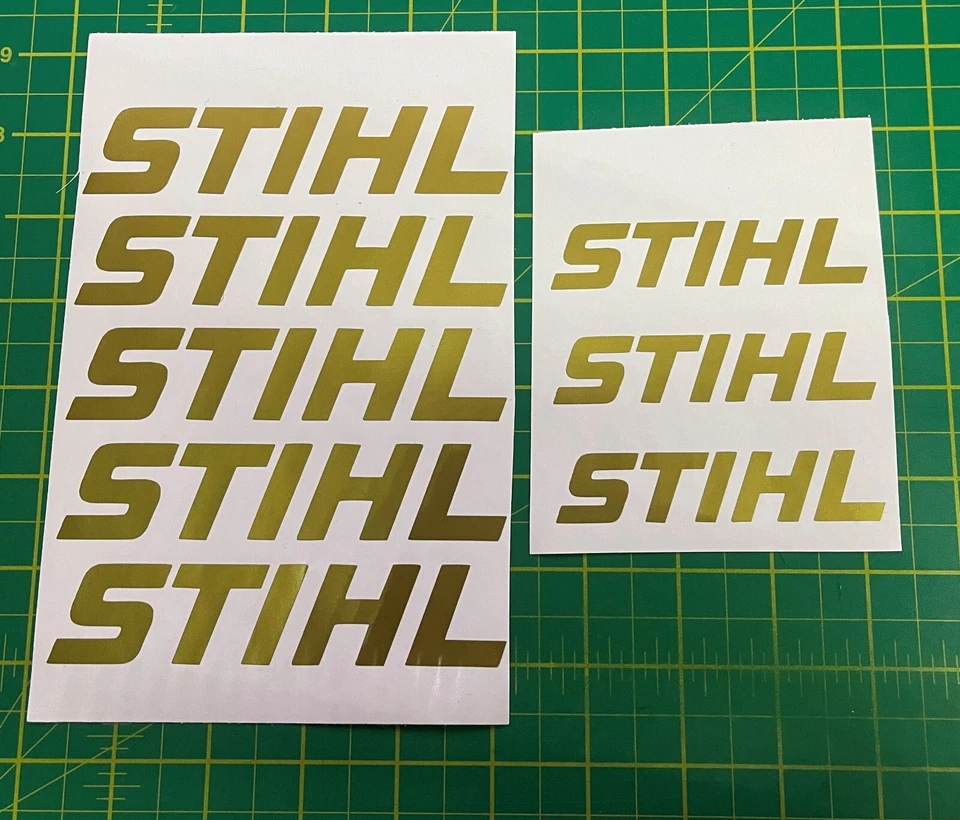 STIHL Vinyl Decal / Stickers X8 SPECIAL EDITION GOLD