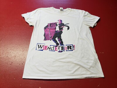 Eddie Izzard World Tour T-Shirt Wht M Gildan Tag Wunderbar!