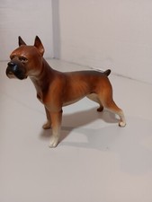 Vintage Boxer Dog Ceramic Figurine 6.75"x8" Life Like Detail #16/645